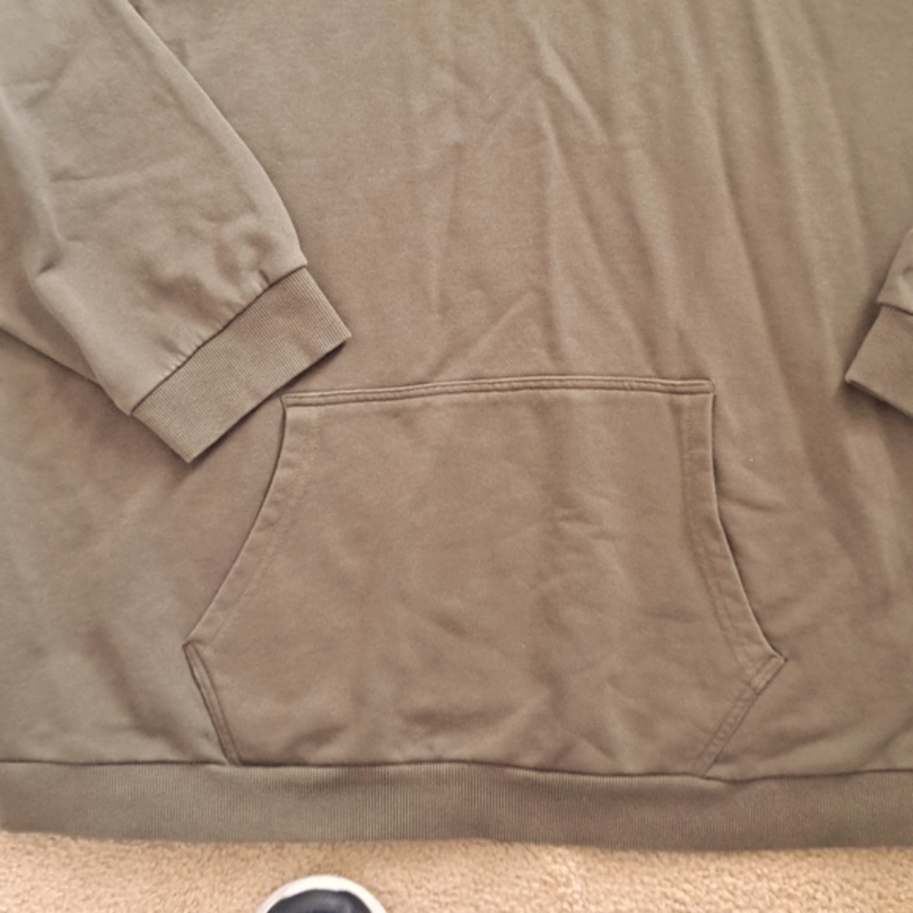 XLARGE SKIMS MENS MILITARY GREEN RELAXED HOODIE - Picture 6 of 10